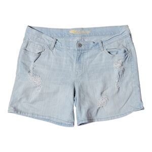Old Navy | Light Wash Mid Rise Denim Jean Shorts